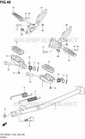 BEQUILLE pour Suzuki DR-Z 400 2014