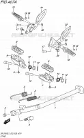 BEQUILLE pour Suzuki DR-Z 400 2017