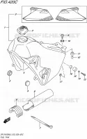 RESERVOIR D'ESSENCE (DR Z400SML5 E33) pour Suzuki DR-Z 400 2015