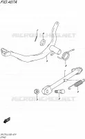 BEQUILLE pour Suzuki DR-Z 70 1992