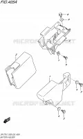 BAC A BATTERIE   OUTILS pour Suzuki DR-Z 70 2017