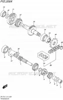 TRANSMISSION pour Suzuki DR-Z 70 2017