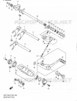 ENSEMBLE SELECTEUR DE VITESSES pour Suzuki BANDIT-N 1250 2010