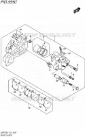 ETRIER DE FREIN ARRIERE (GSR750AL5 E21) pour Suzuki GSR 750 2015