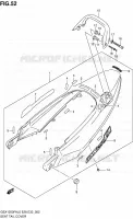 CARENAGES ARRIERE pour Suzuki GSX-F 1250 2010