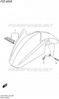 GARDE BOUE AVANT pour Suzuki GSX-F 1250 1992