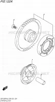 ROUE LIBRE DE DEMARREUR pour Suzuki GSX-F 1250 2016