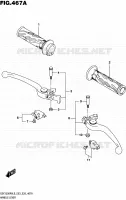 ENSEMBLE LEVIERS   POIGNEES pour Suzuki HAYABUSA 1300 2016