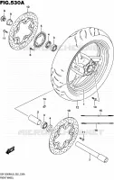ROUE AVANT pour Suzuki HAYABUSA 1300 2016