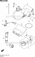 PARTIE ELECTRIQUE (GSX1300RAL7 E33) pour Suzuki HAYABUSA 1300 2017