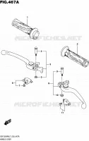 ENSEMBLE LEVIERS   POIGNEES pour Suzuki HAYABUSA 1300 2017