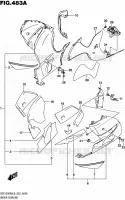 CARENAGES INFERIEUR (FLANCS) pour Suzuki HAYABUSA 1300 2016