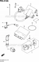 PARTIE ELECTRIQUE (GSX1300RAL6 E02) pour Suzuki HAYABUSA 1300 2016