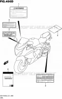 ETIQUETTE (GSX R1000AUFL6 E21) pour Suzuki GSX-R 1000 2016