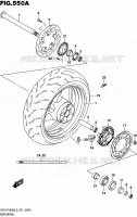 ROUE ARRIERE pour Suzuki GSX-R 1000 2015