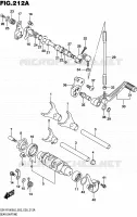 ENSEMBLE SELECTEUR DE VITESSES pour Suzuki GSX-R 1000 2016