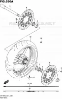ROUE AVANT pour Suzuki GSX-R 600 2016
