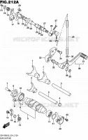 ENSEMBLE SELECTEUR DE VITESSES pour Suzuki GSX-R 600 2016