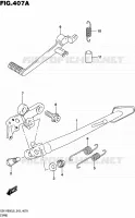 BEQUILLE pour Suzuki GSX-R 600 2016