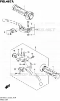 ENSEMBLE LEVIERS   POIGNEES pour Suzuki GSX-R 600 2017