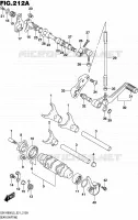 ENSEMBLE SELECTEUR DE VITESSES pour Suzuki GSX-R 600 2015