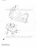 COUVRE RESERVOIR (MODEL L0) pour Suzuki GSX-R 750 2010