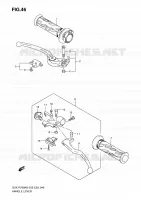 ENSEMBLE LEVIERS   POIGNEES pour Suzuki GSX-R 750 2010