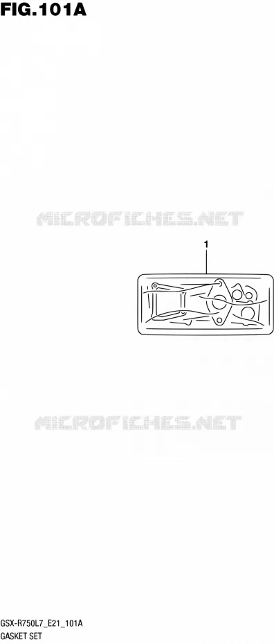 KIT JOINTS Suzuki MOTO 750 GSX-R 2017  GSX-R750 L7 (E21)