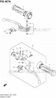 ENSEMBLE LEVIERS   POIGNEES pour Suzuki GSX-R 750 2014