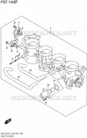 CORPS DE PAPILLON (GSX S1000AL7 E03) pour Suzuki GSX-S 1000 2017