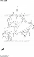 COUVRE RESERVOIR pour Suzuki GSX-S 1000 2017