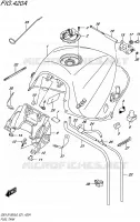 RESERVOIR D'ESSENCE pour Suzuki GSX-S 1000 2016