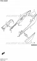 CARENAGES ARRIERE pour Suzuki INAZUMA 250 1992