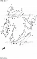 BOL DE PHARE (GW250L5 P33) pour Suzuki INAZUMA 250 1992