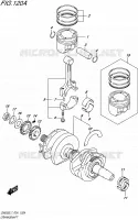 VILEBREQUIN pour Suzuki INAZUMA 250 2017