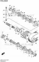 TRANSMISSION pour Suzuki BOULEVARD 650 1992
