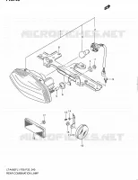 ENSEMBLE FEU ARRIERE (LT A400FZL1 P28) pour Suzuki KINGQUAD 400 2011