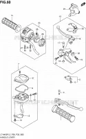 ENSEMBLE LEVIERS   POIGNEES pour Suzuki KINGQUAD 400 2013