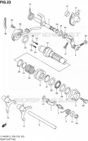 ENSEMBLE SELECTEUR DE VITESSES pour Suzuki KINGQUAD 400 2013