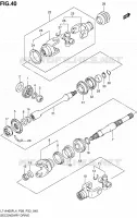 COUPLE CONIQUE (LT A400FL4 P33) pour Suzuki KINGQUAD 400 2014
