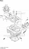 CULASSE (LT A400FZL4 P33) pour Suzuki KINGQUAD 400 2014