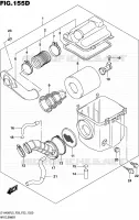 FILTRE A AIR (LT A400FZL5 P33) pour Suzuki KINGQUAD 400 2015