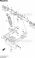 BRAS OSCILLANT ARRIERE (LT A400FZL6 P33) pour Suzuki KINGQUAD 400 2016