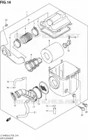 FILTRE A AIR (LT A400L4 P33) pour Suzuki KINGQUAD 400 2014