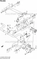 BRAS SUSPENSION ARRIERE (MODEL K8/K9/L0) pour Suzuki KINGQUAD 450 2010