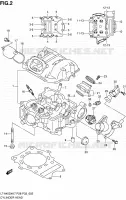 CULASSE pour Suzuki KINGQUAD 450 2010