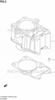 CYLINDRE pour Suzuki KINGQUAD 450 2010