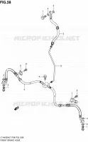 DURITE DE FREIN AVANT pour Suzuki KINGQUAD 450 2010