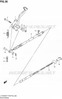 FREIN ARRIERE pour Suzuki KINGQUAD 450 2010