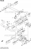 BRAS SUSPENSION ARRIERE pour Suzuki KINGQUAD 500 2011